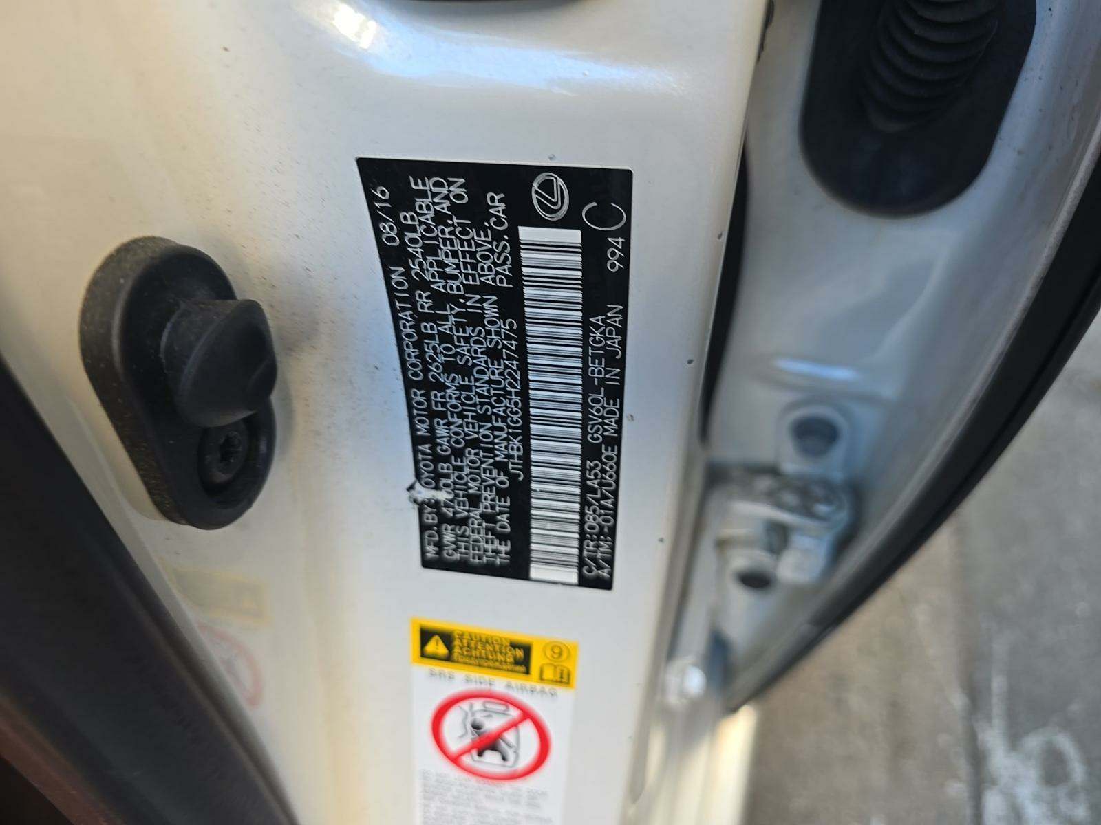 2017 Lexus ES ES 350 FWD