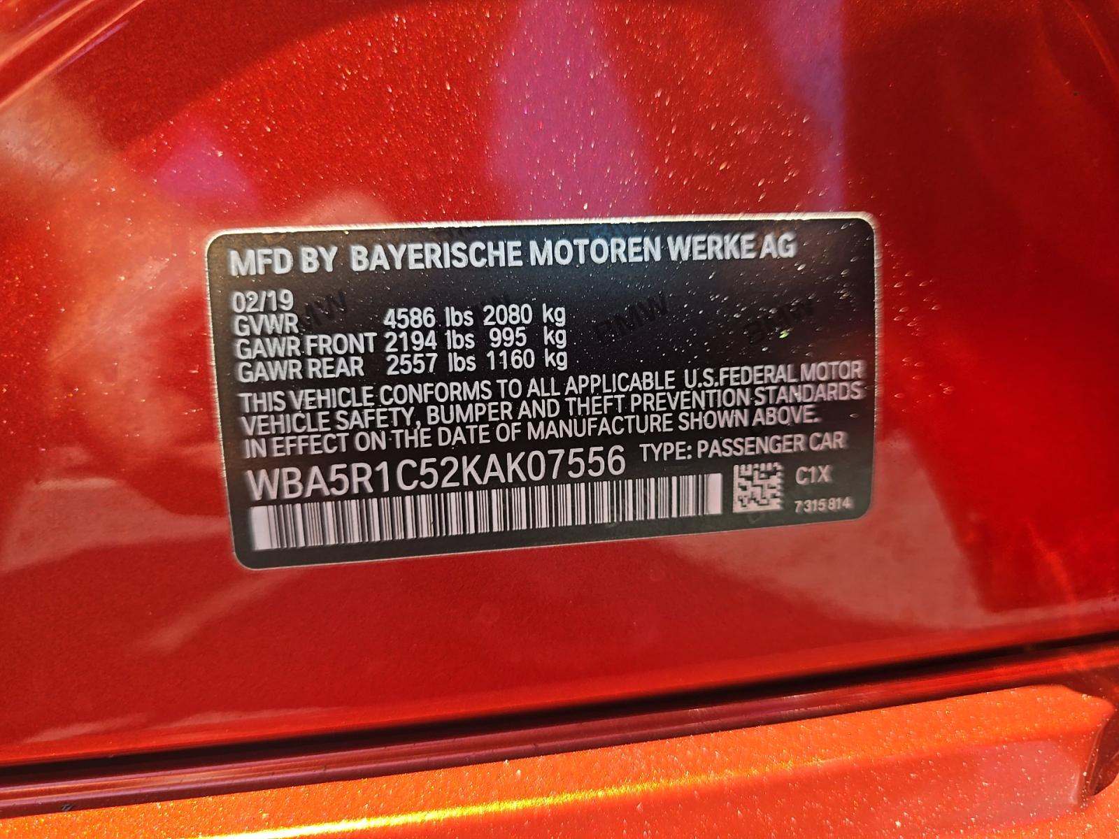 2019 BMW 3 Series 330i RWD