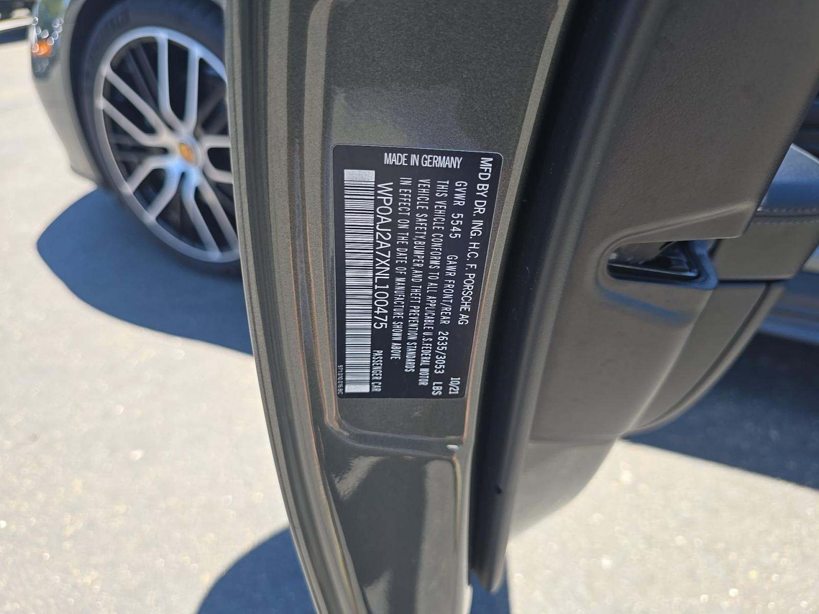 2022 Porsche Panamera Base RWD