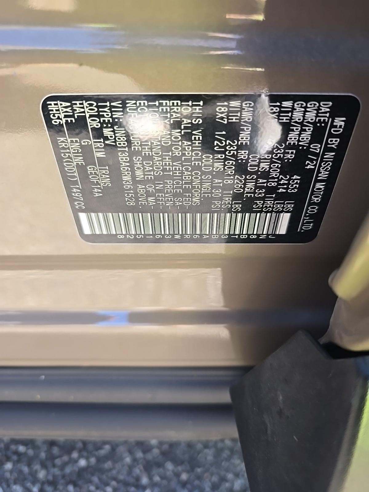 2024 Nissan Rogue SV FWD