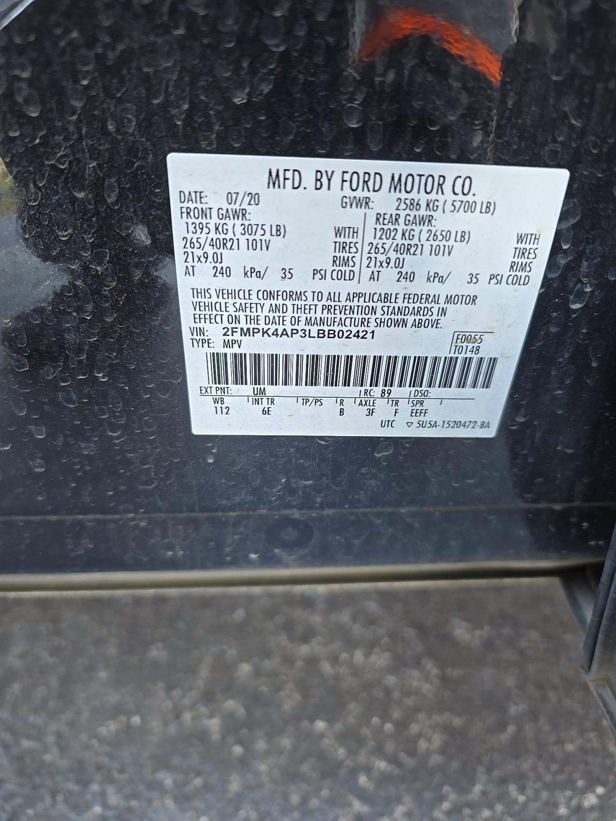 2020 Ford Edge ST AWD