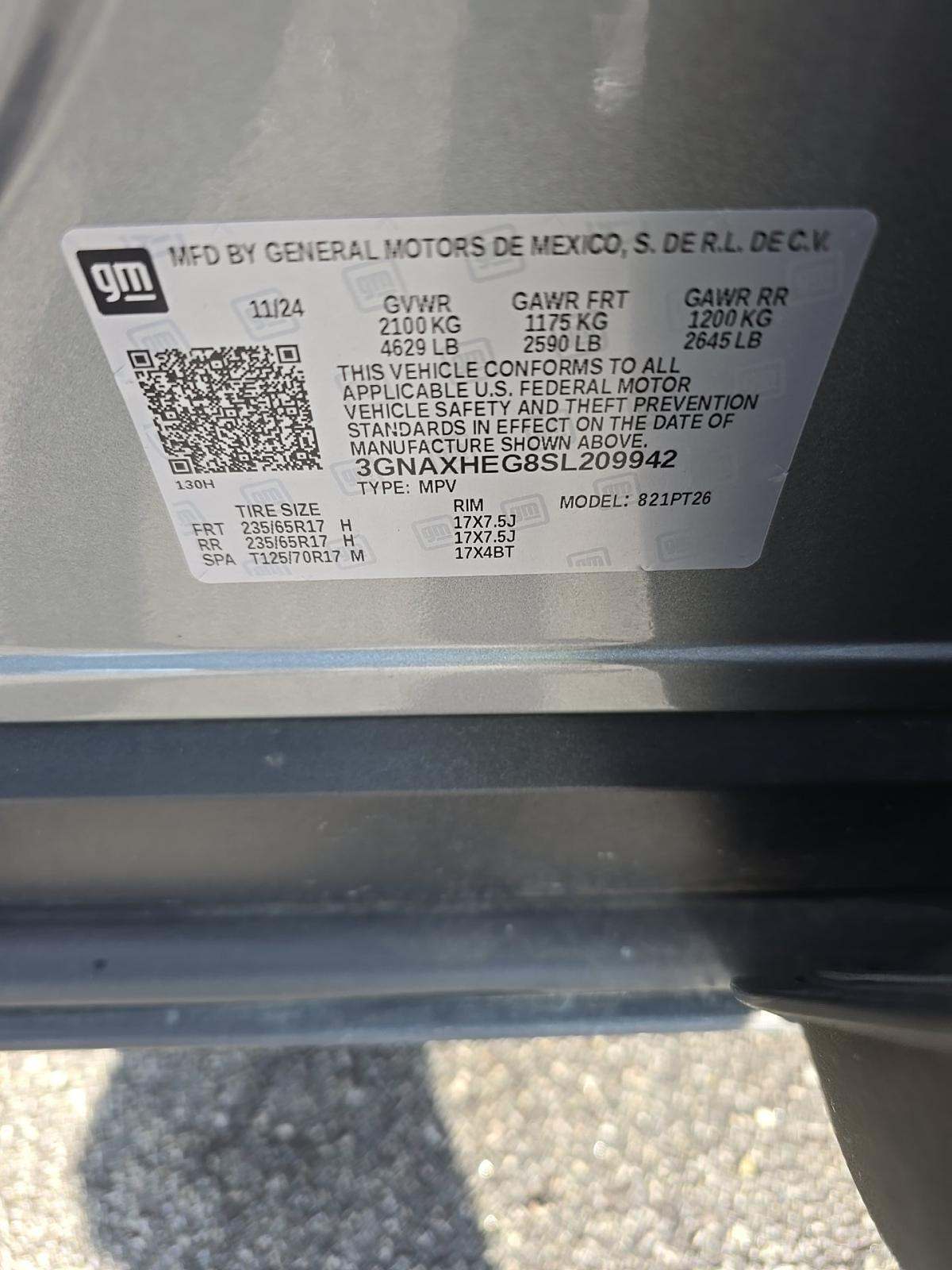 2025 Chevrolet Equinox LT FWD