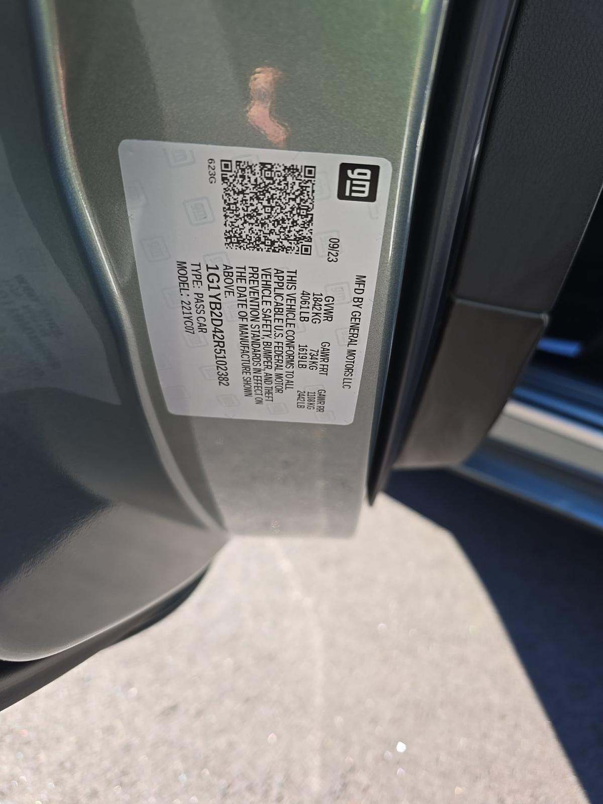 2024 Chevrolet Corvette Stingray RWD