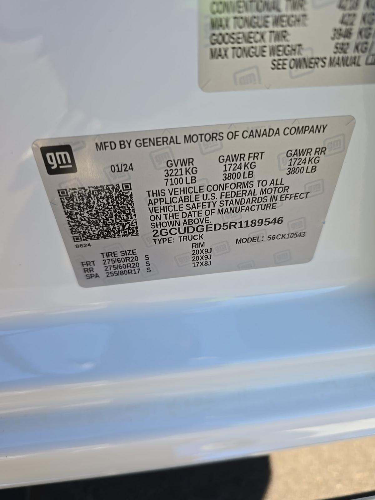 2024 Chevrolet Silverado 1500 LTZ AWD