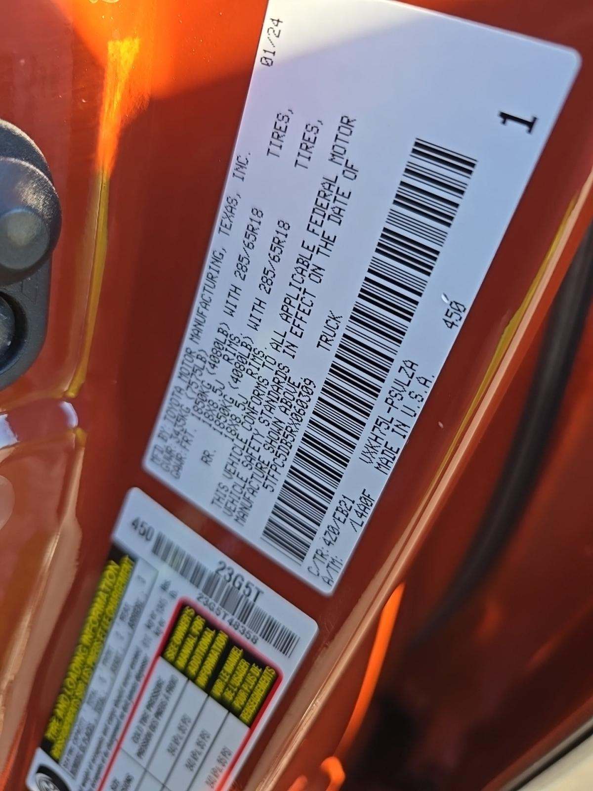 2024 Toyota Tundra Hybrid TRD Pro AWD