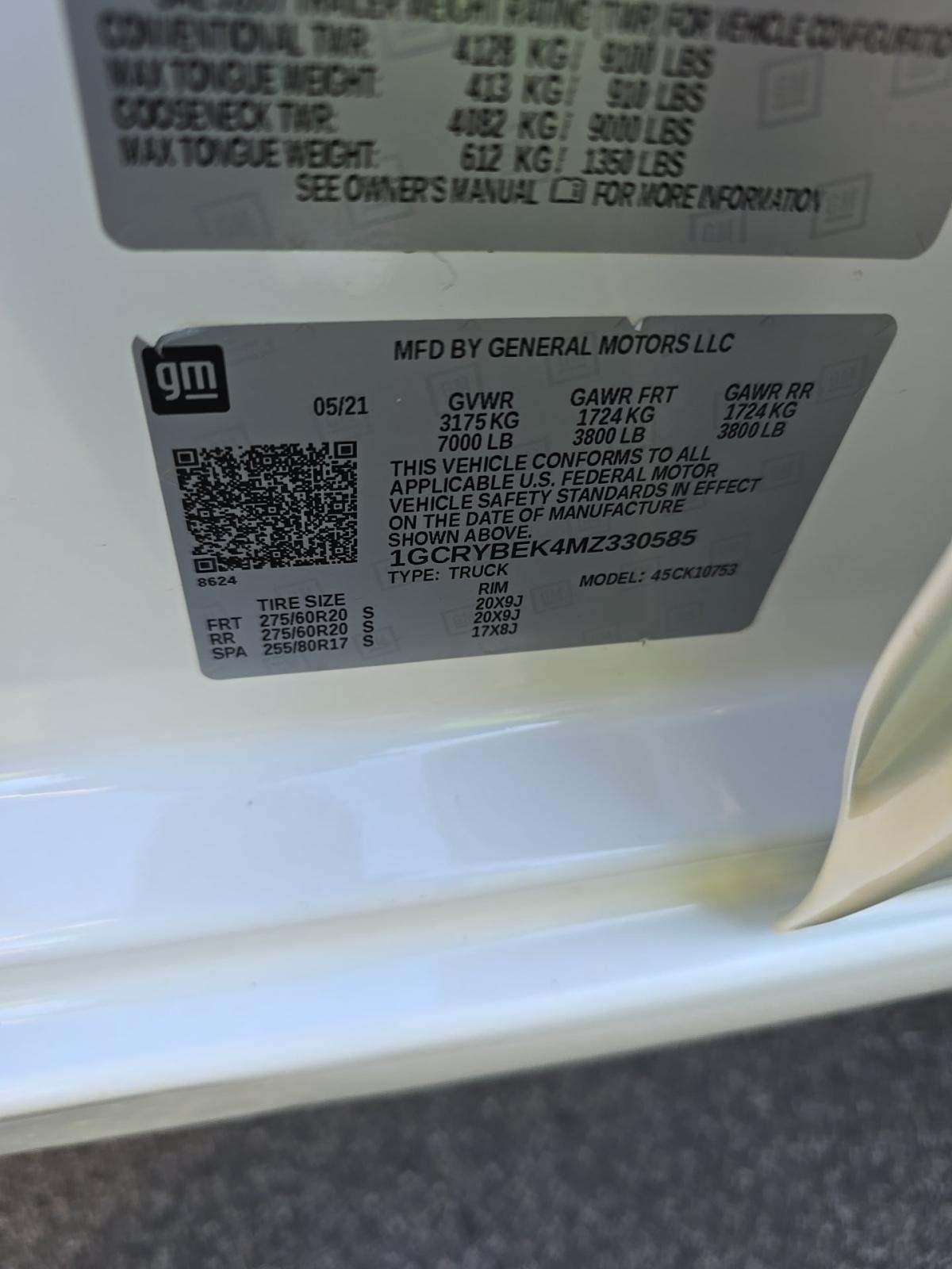 2021 Chevrolet Silverado 1500 Custom AWD