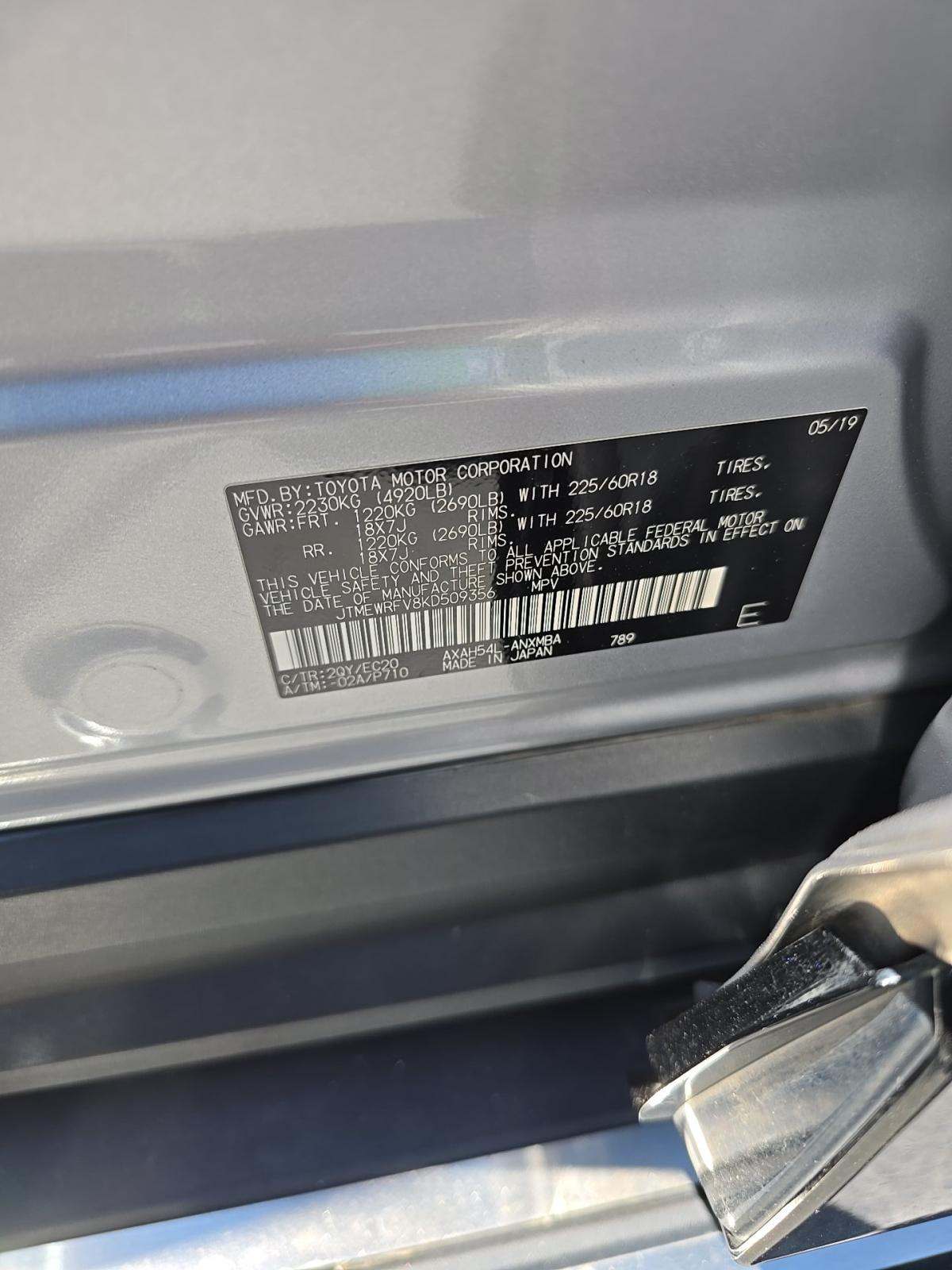 2019 Toyota RAV4 Hybrid XSE AWD