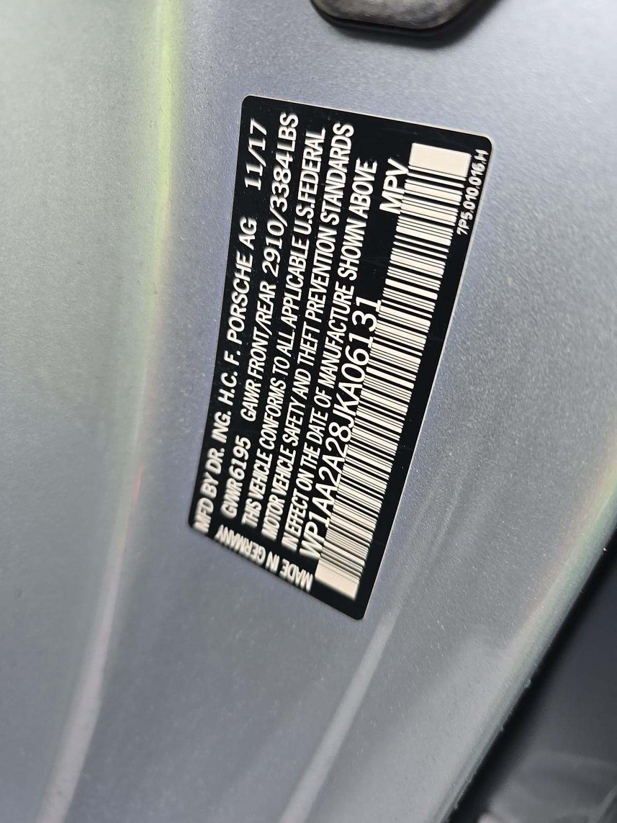 2018 Porsche Cayenne Platinum Edition AWD