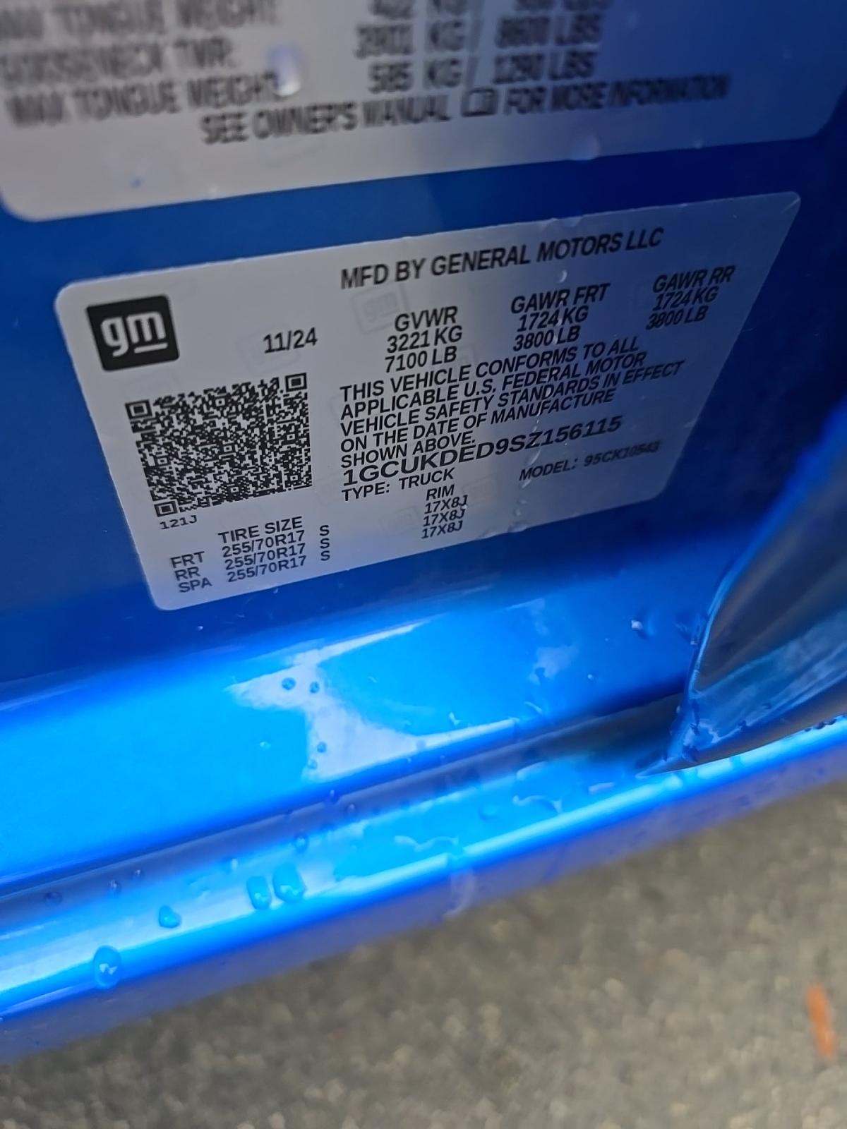 2025 Chevrolet Silverado 1500 LT AWD