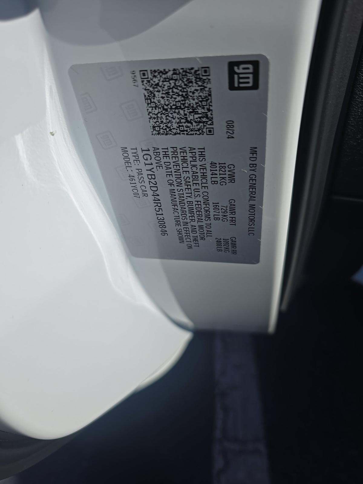 2024 Chevrolet Corvette Stingray RWD