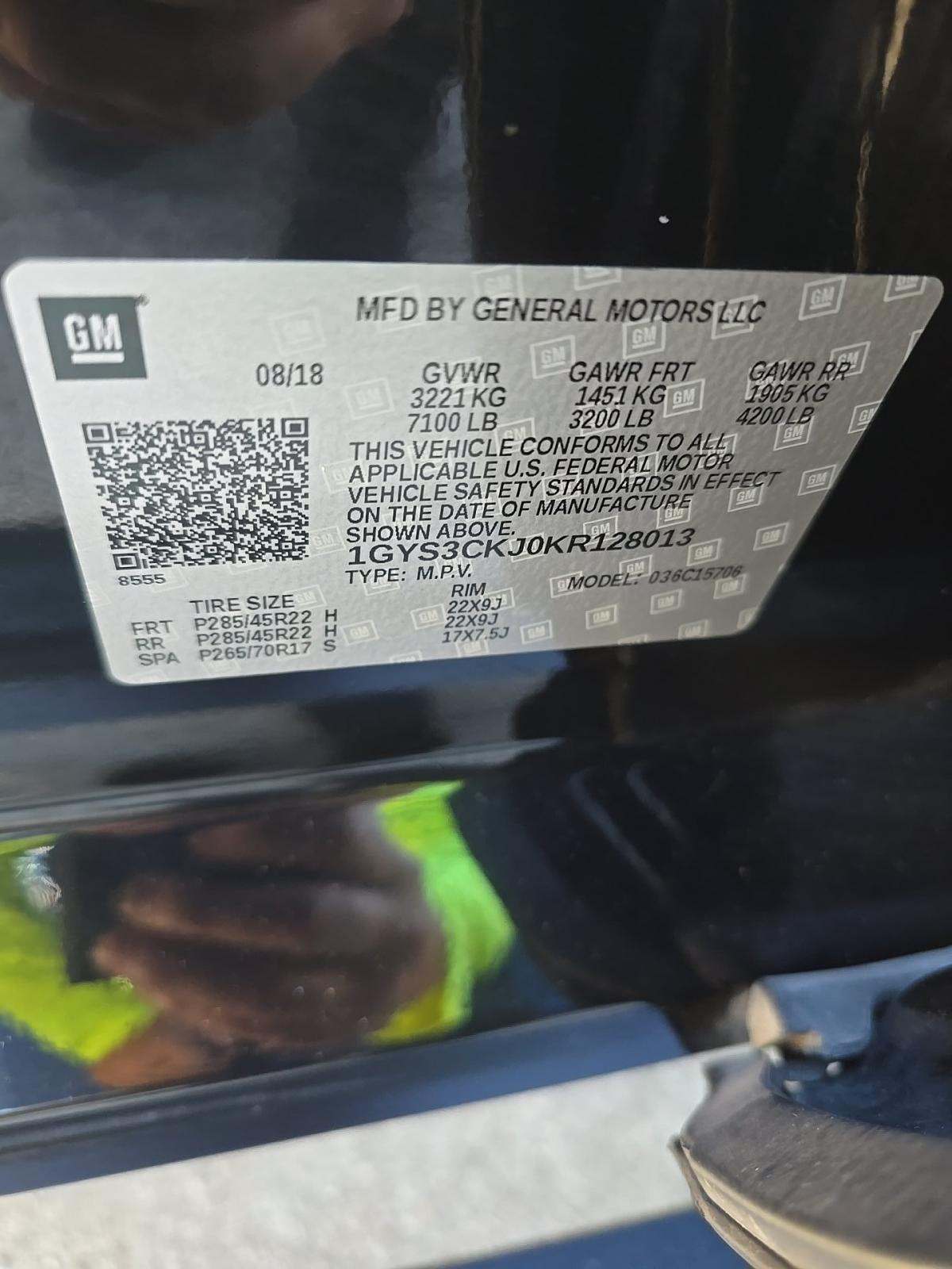 2019 Cadillac Escalade Premium Luxury RWD