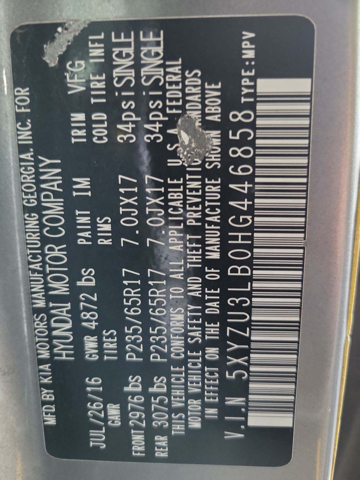 2017 Hyundai Santa Fe Sport Base FWD