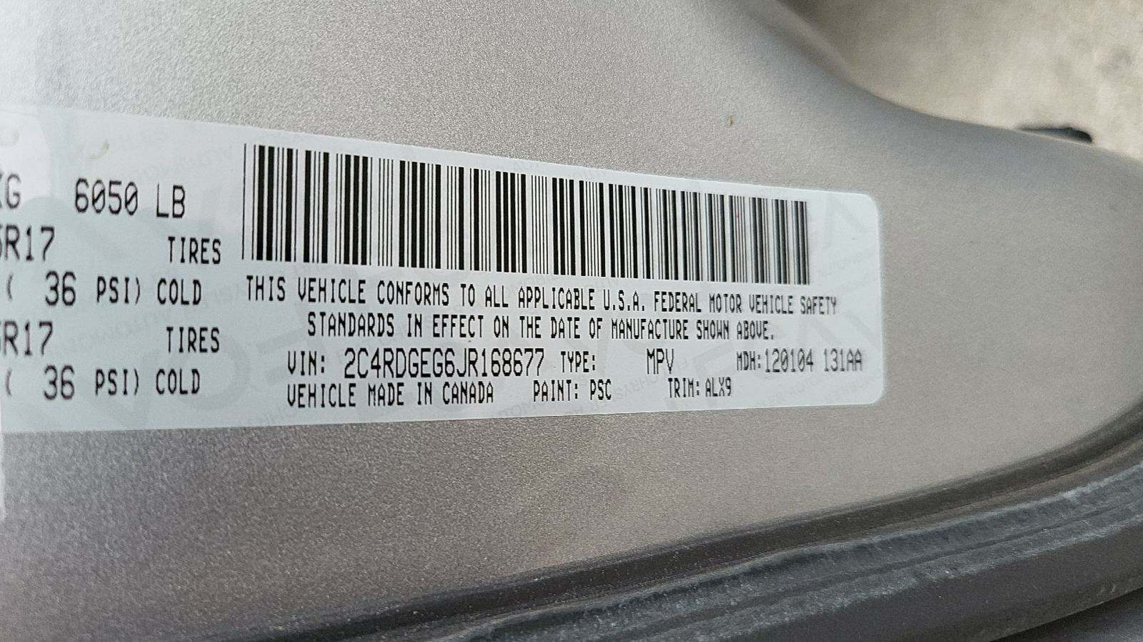 2018 Dodge Grand Caravan GT FWD