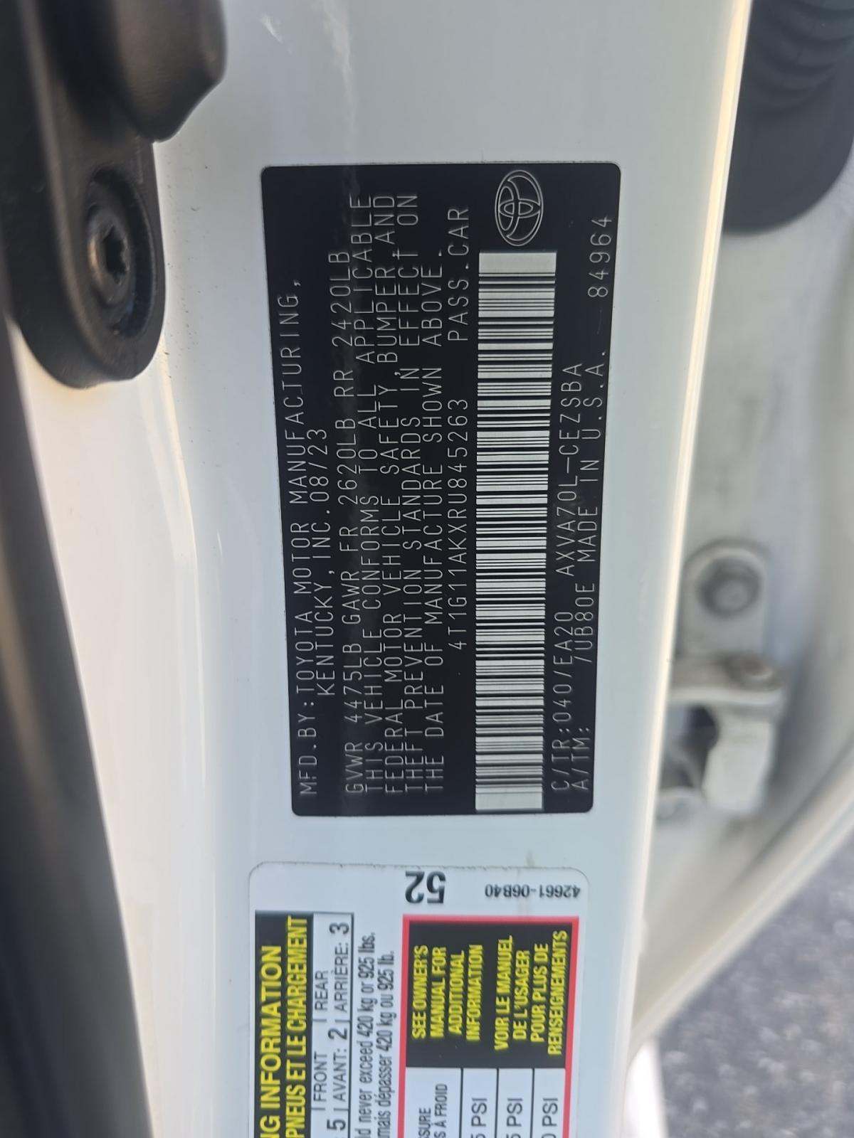 TOYOTA CAMRY - 5