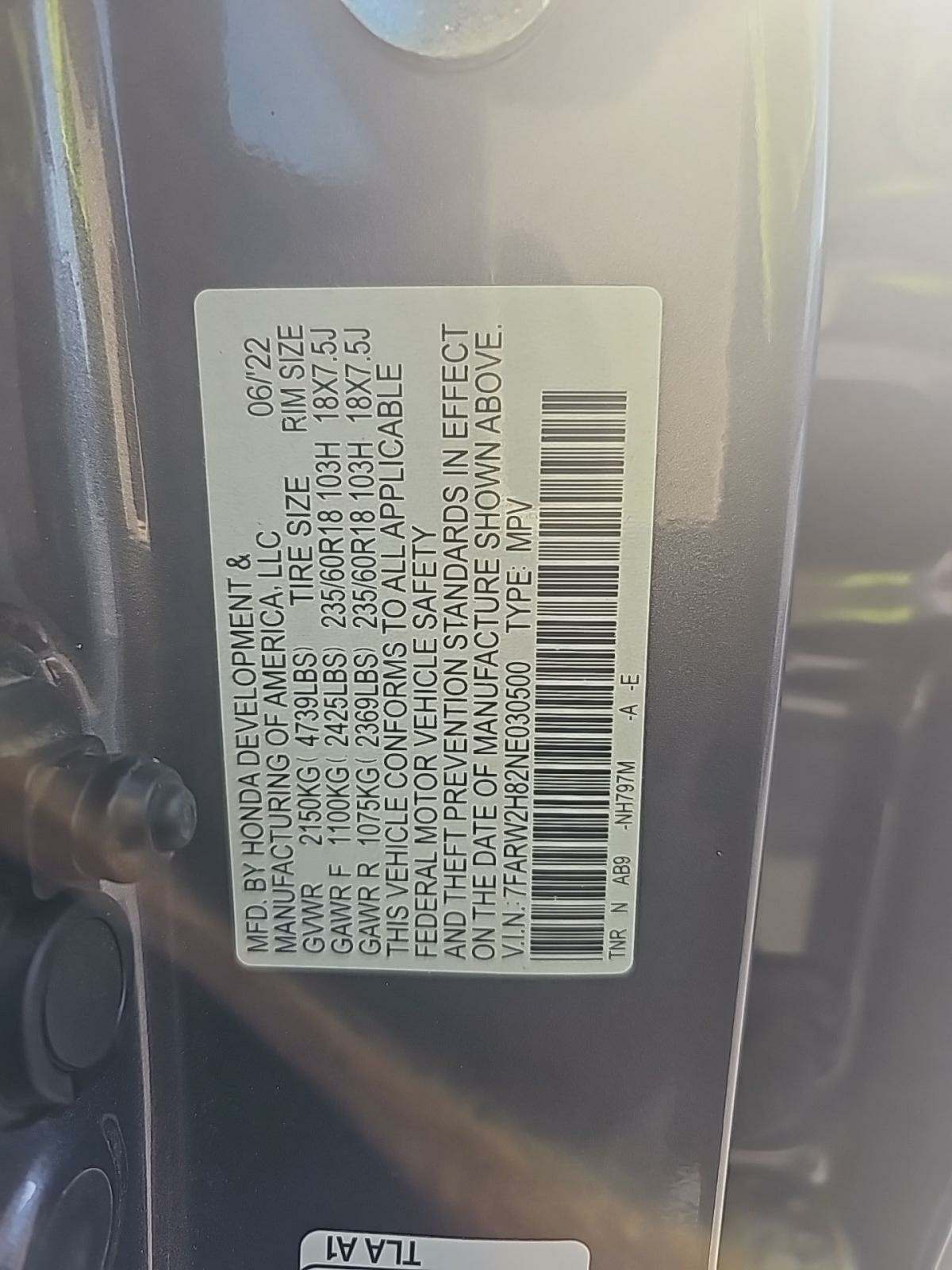 2022 Honda CR-V EX-L AWD