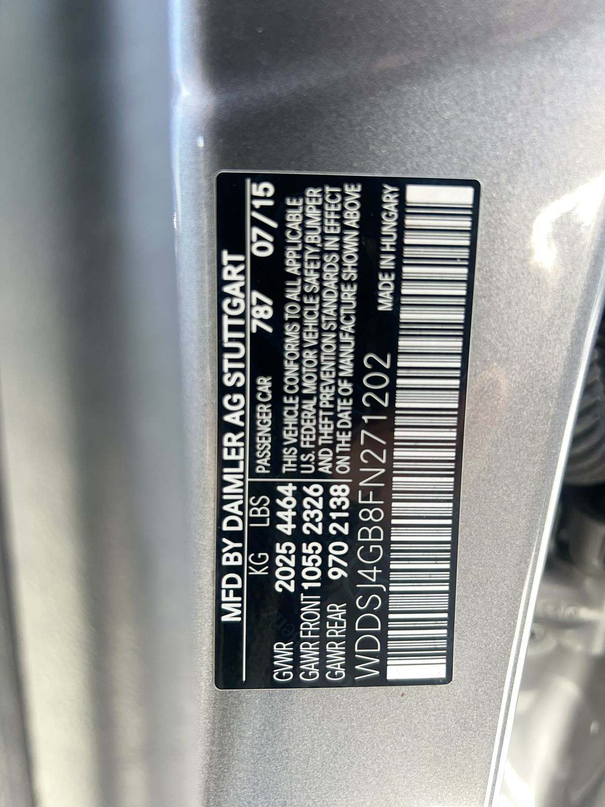2015 Mercedes-Benz CLA CLA250 AWD