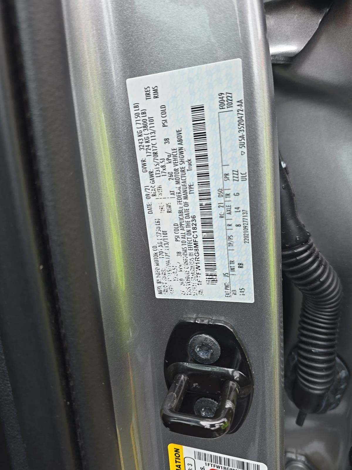 2021 Ford F-150 Raptor AWD