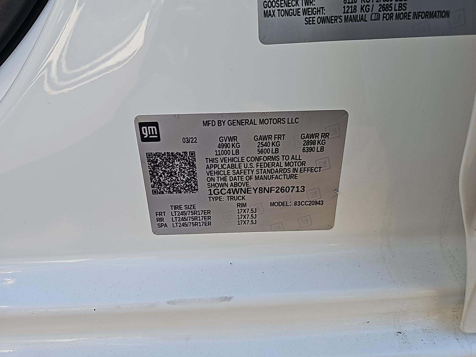 2022 Chevrolet Silverado 2500HD LT RWD