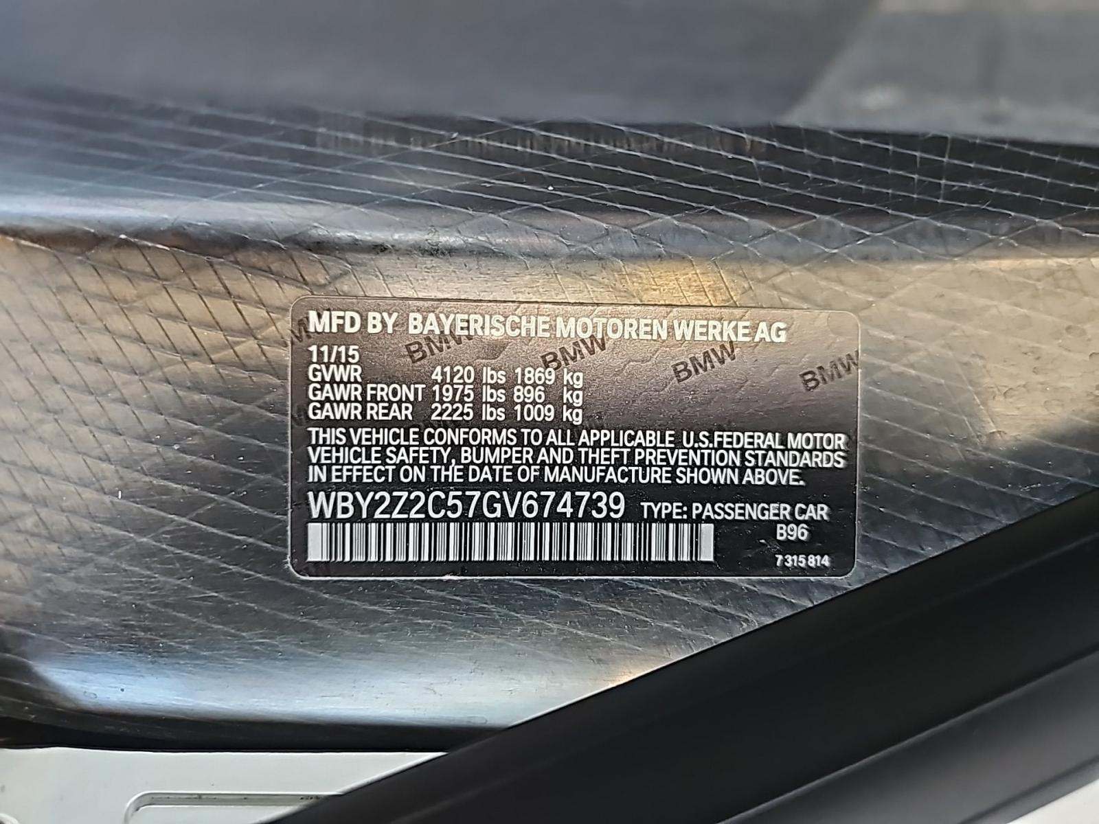 2016 BMW i8 Base AWD