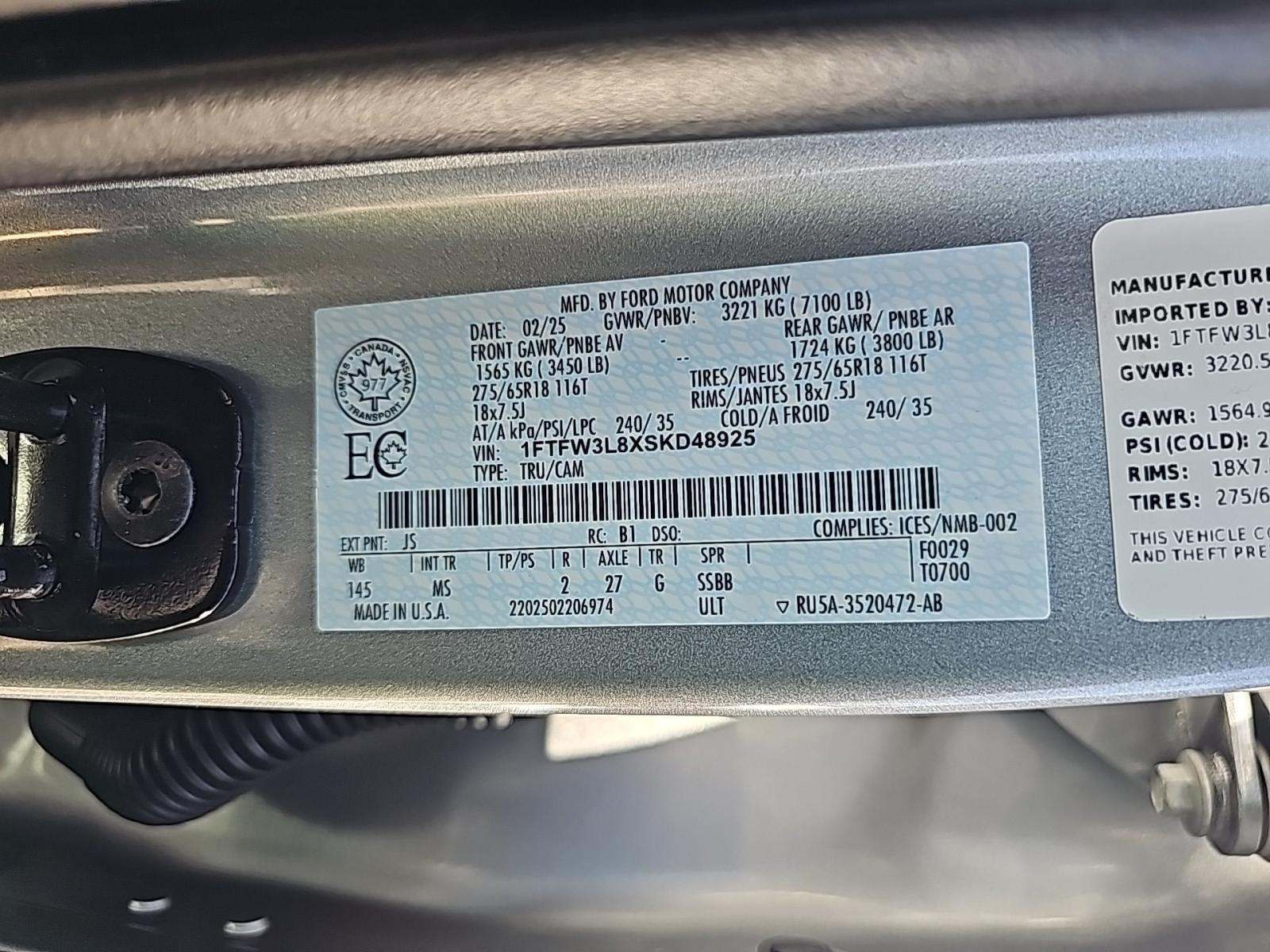 2025 Ford F-150 XLT AWD