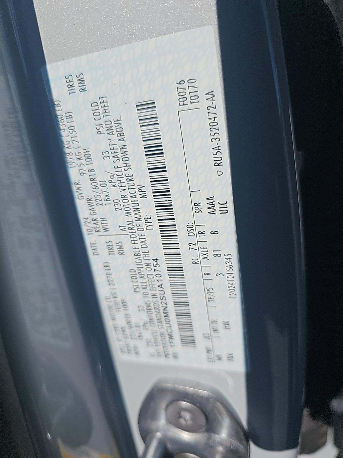 2025 Ford Escape ST-Line FWD