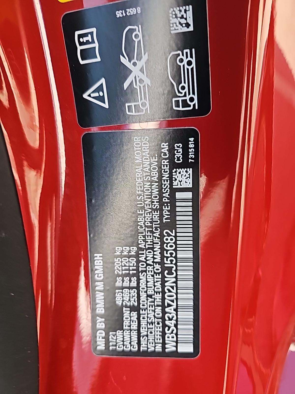 2022 BMW M4 Competition xDrive AWD