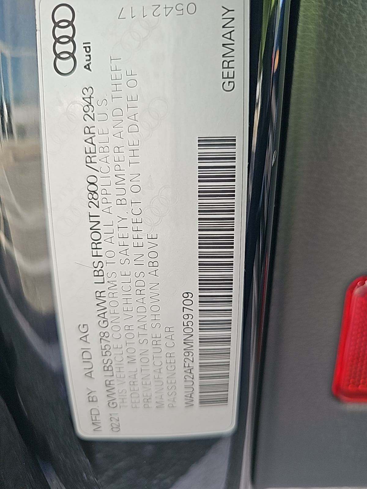 2021 Audi A7 Premium Plus AWD