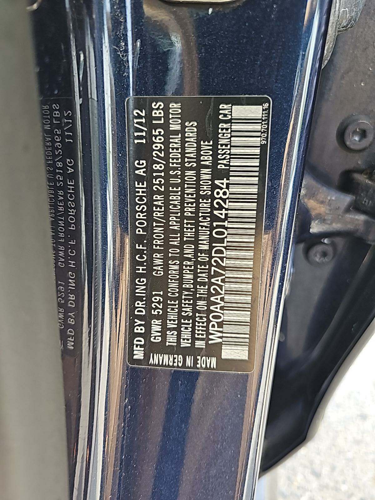 2013 Porsche Panamera 4 AWD