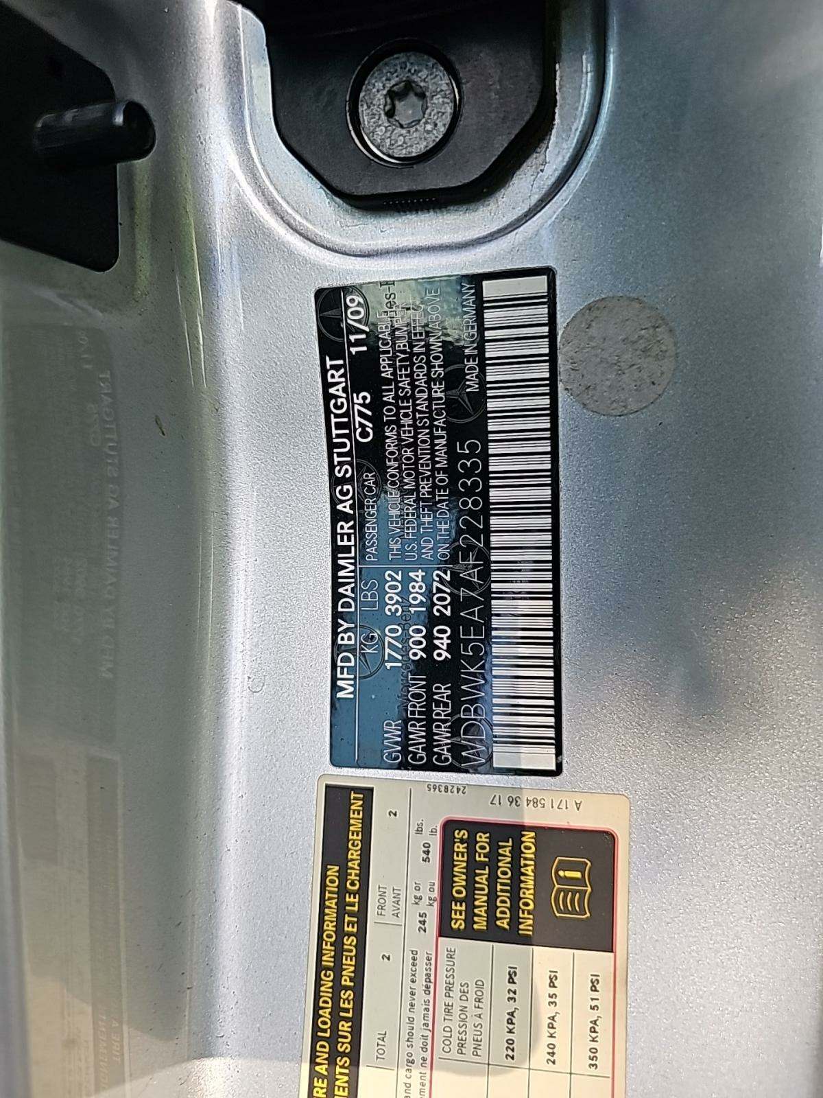 2010 Mercedes-Benz SLK SLK 300 RWD