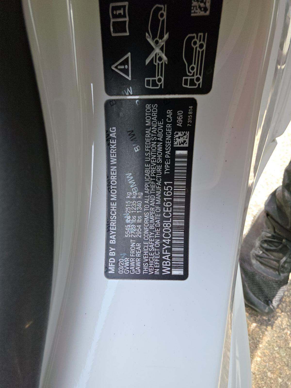 2020 BMW 8 Series M850i xDrive AWD