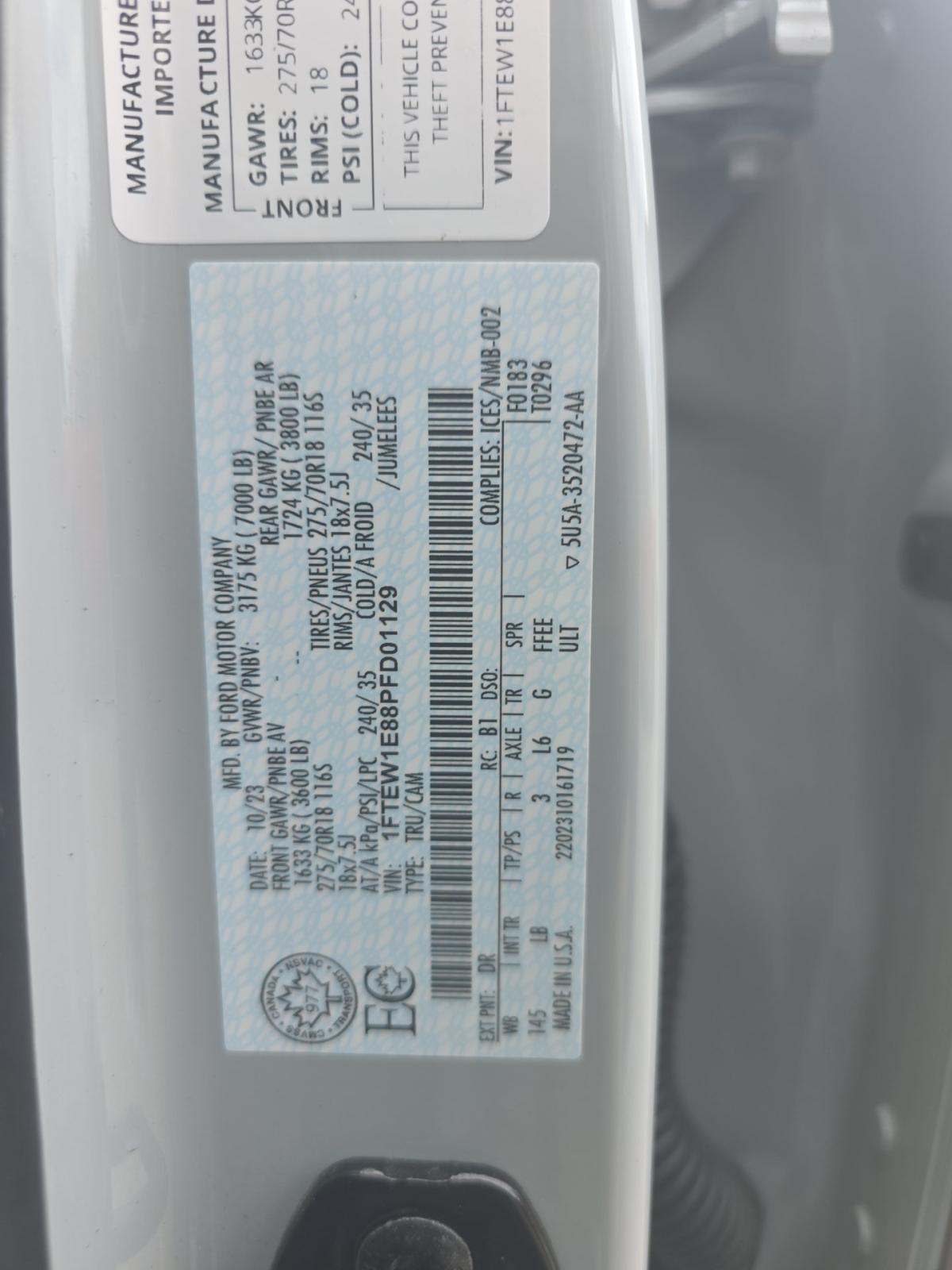 2023 Ford F-150 Tremor AWD