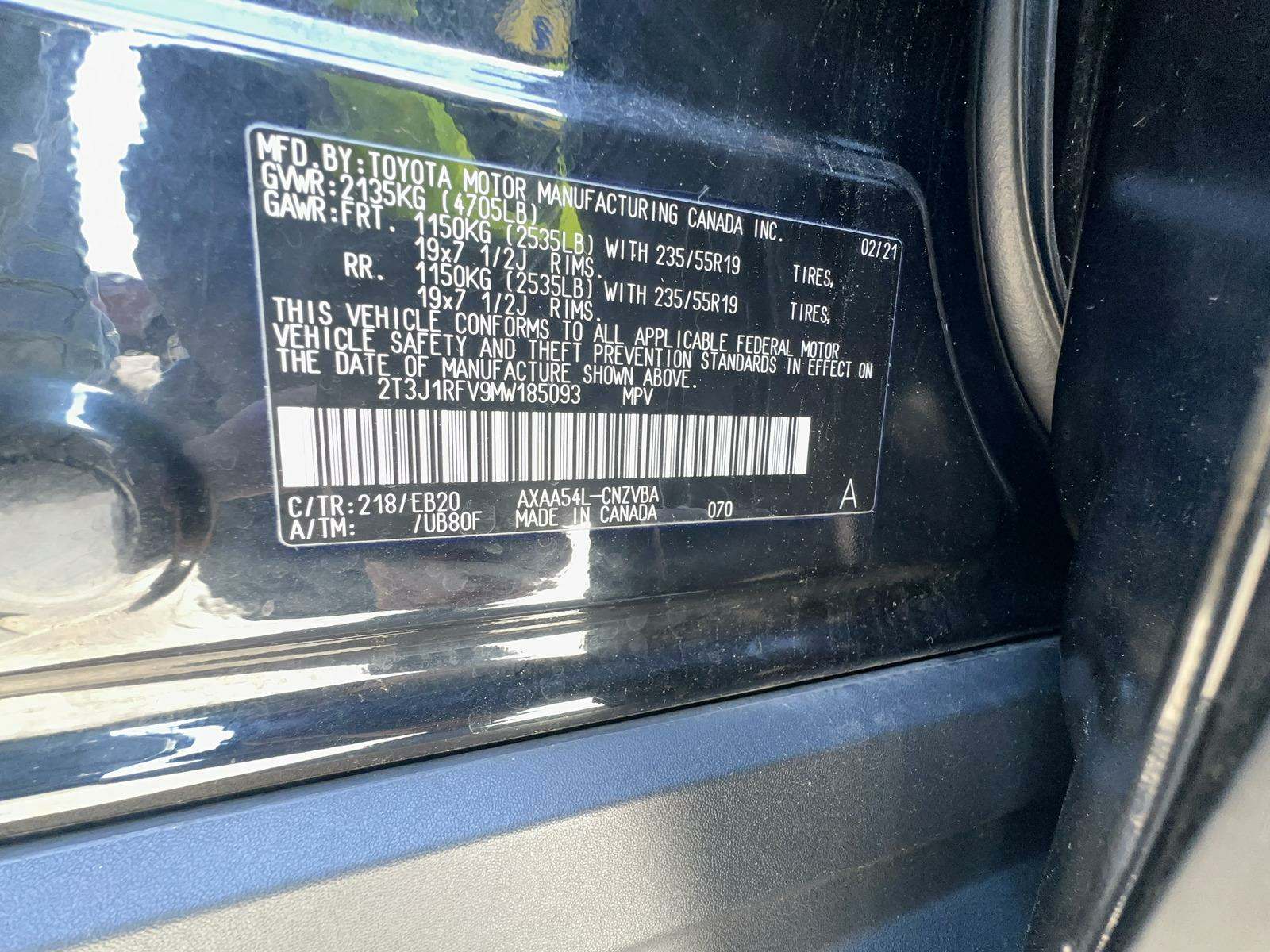 2021 Toyota RAV4 Adventure AWD