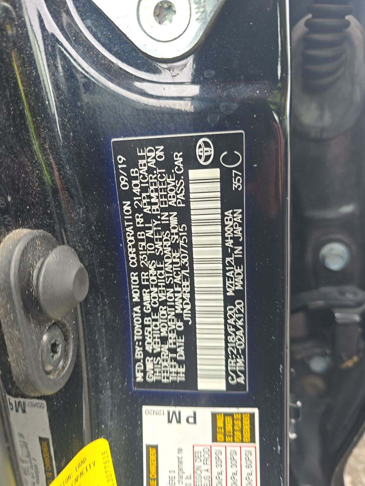 2020 Toyota Corolla SE Nightshade Edition FWD