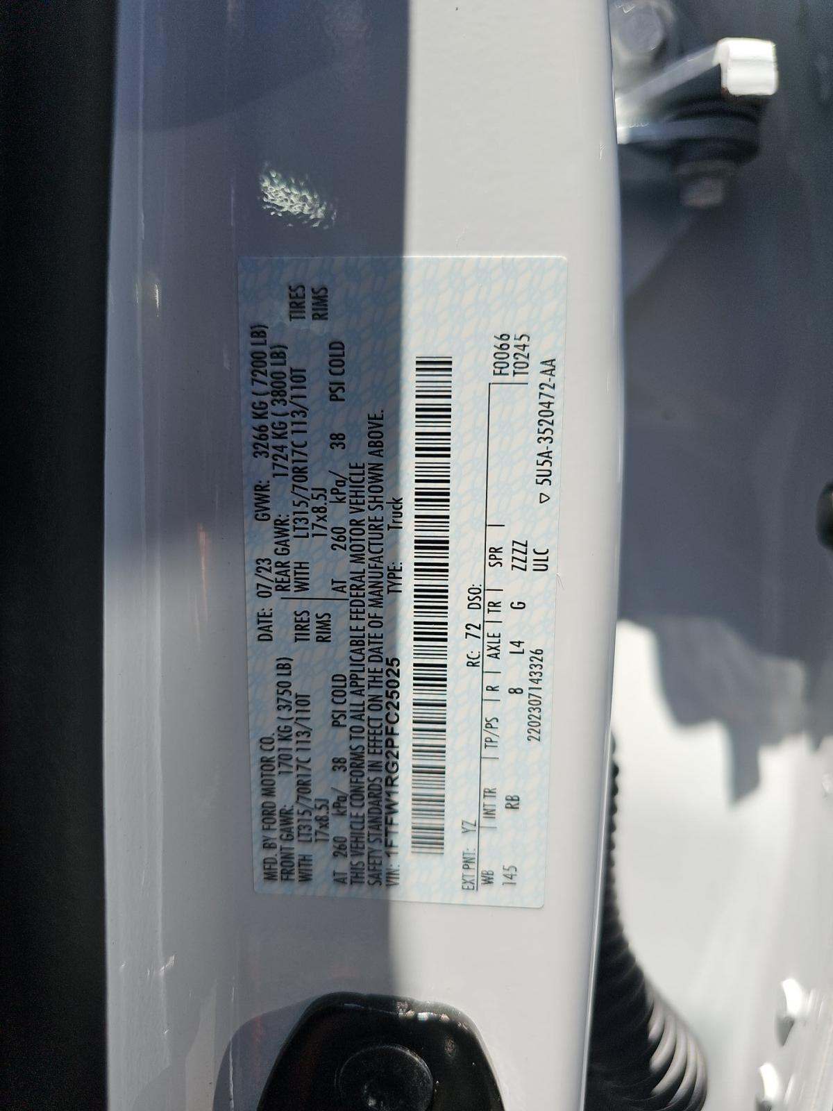 2023 Ford F-150 Raptor AWD