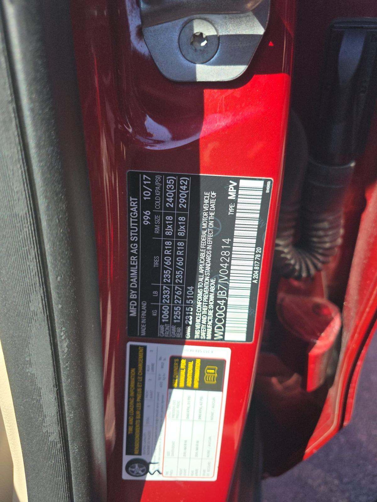 2018 Mercedes-Benz GLC GLC 300 RWD