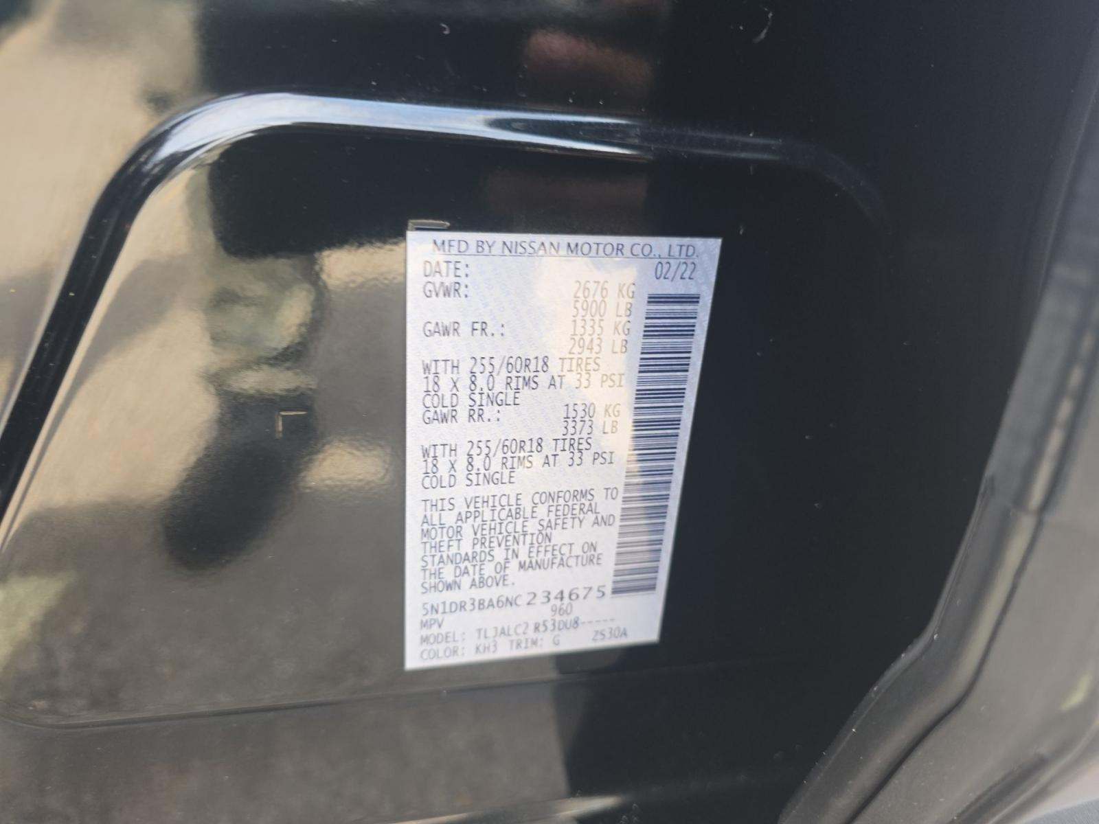 2022 Nissan Pathfinder SV FWD