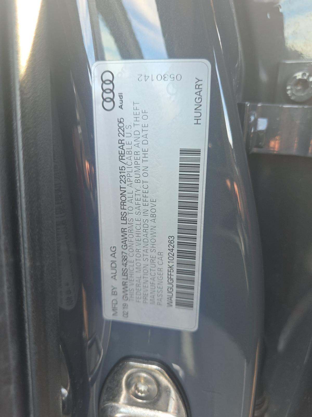 2019 Audi A3 2.0T Premium Plus FWD