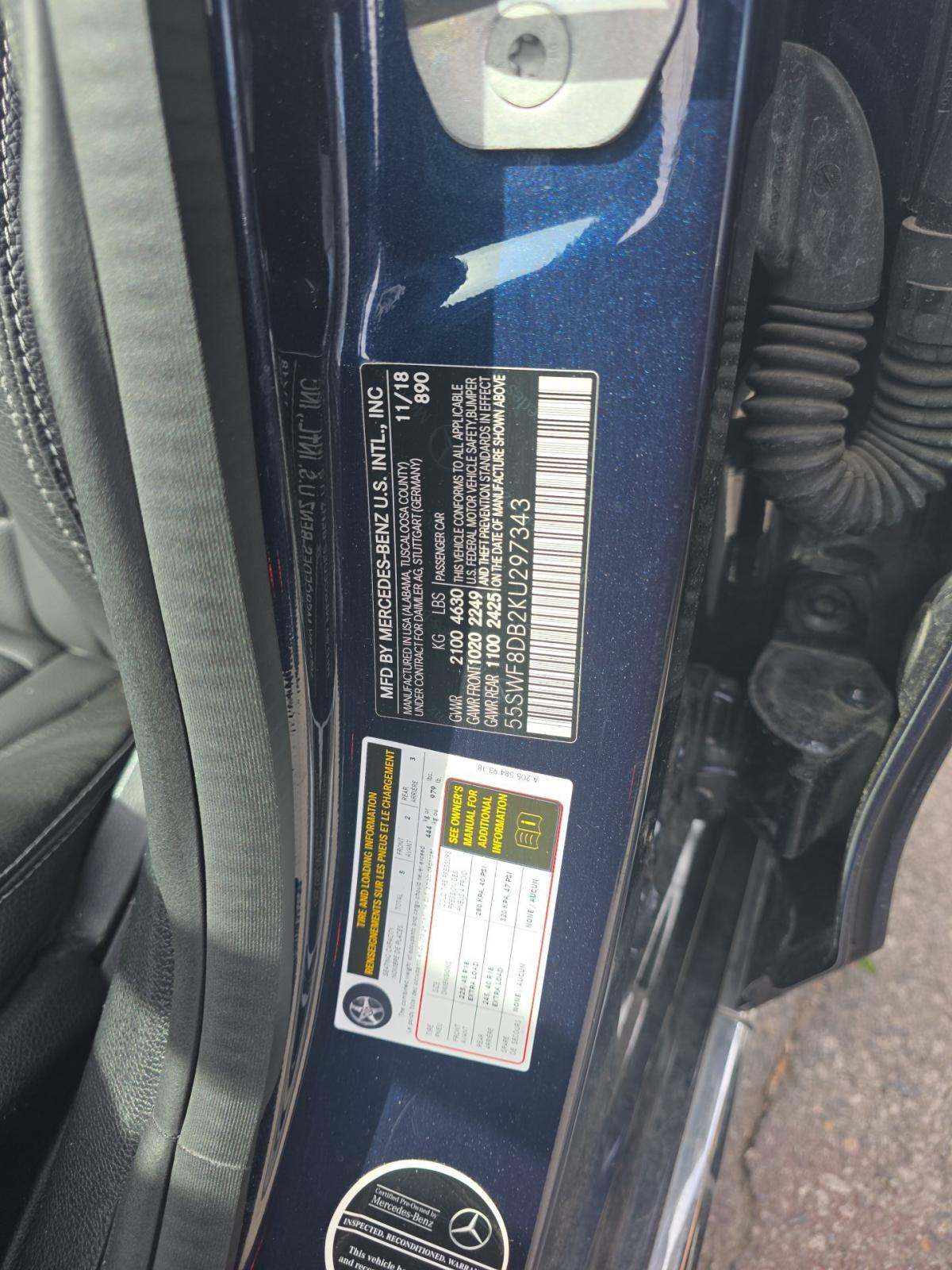 2019 Mercedes-Benz C-Class C 300 RWD