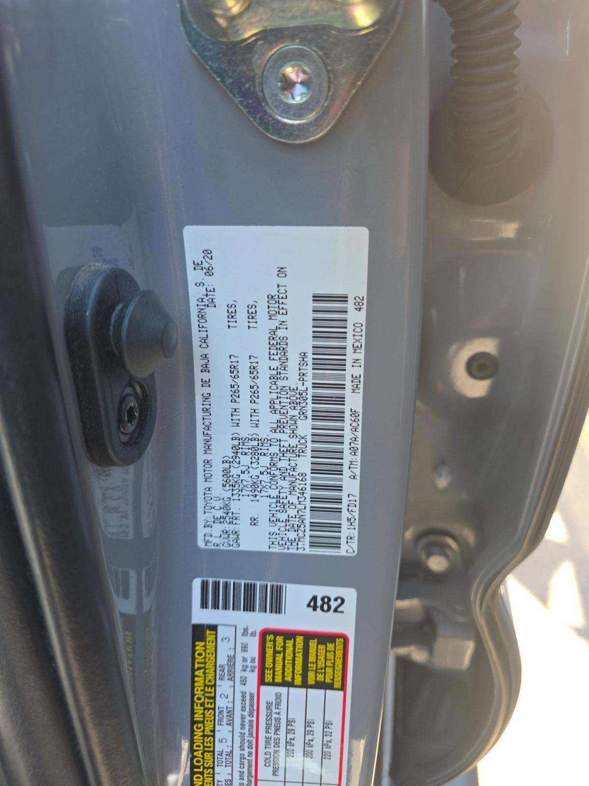 2020 Toyota Tacoma TRD Sport AWD