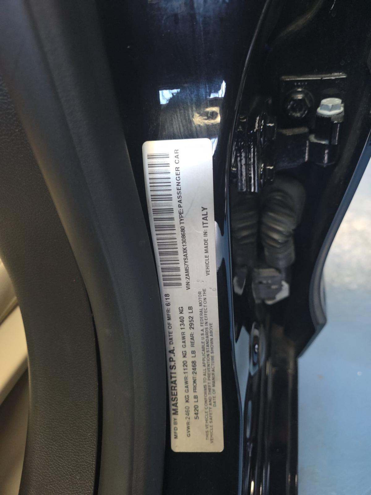 2019 Maserati Ghibli S RWD