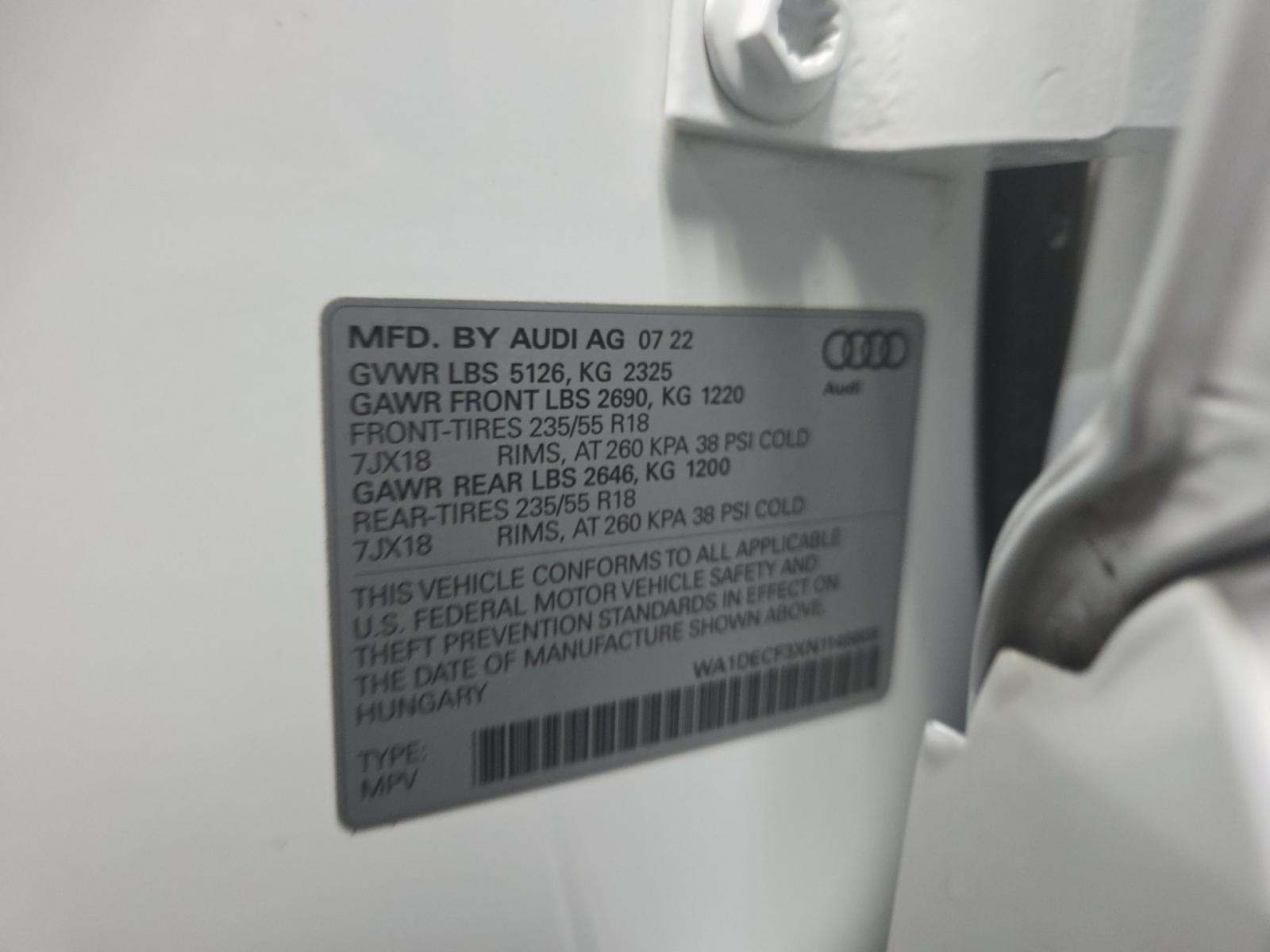 2022 Audi Q3 2.0T S line Premium AWD