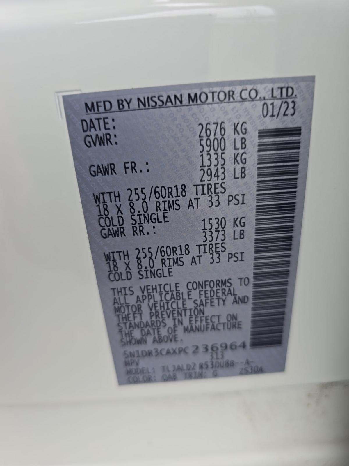 2023 Nissan Pathfinder SL FWD