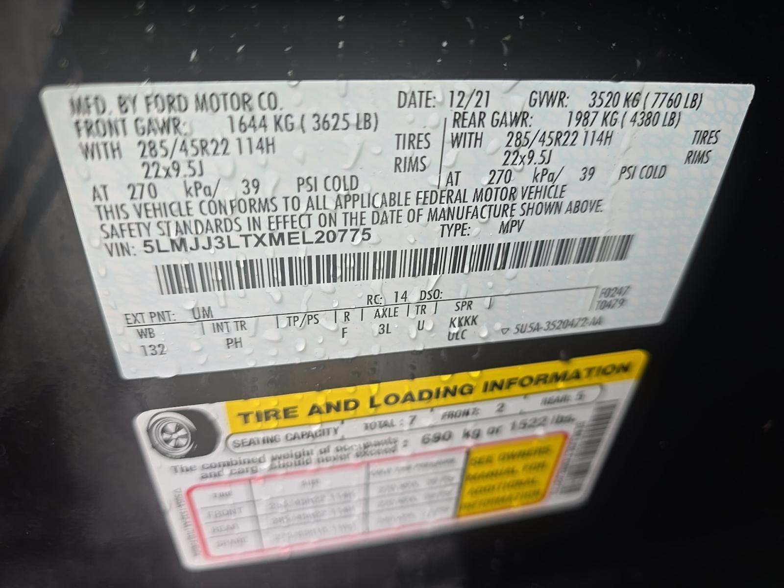 2021 Lincoln Navigator L Reserve AWD