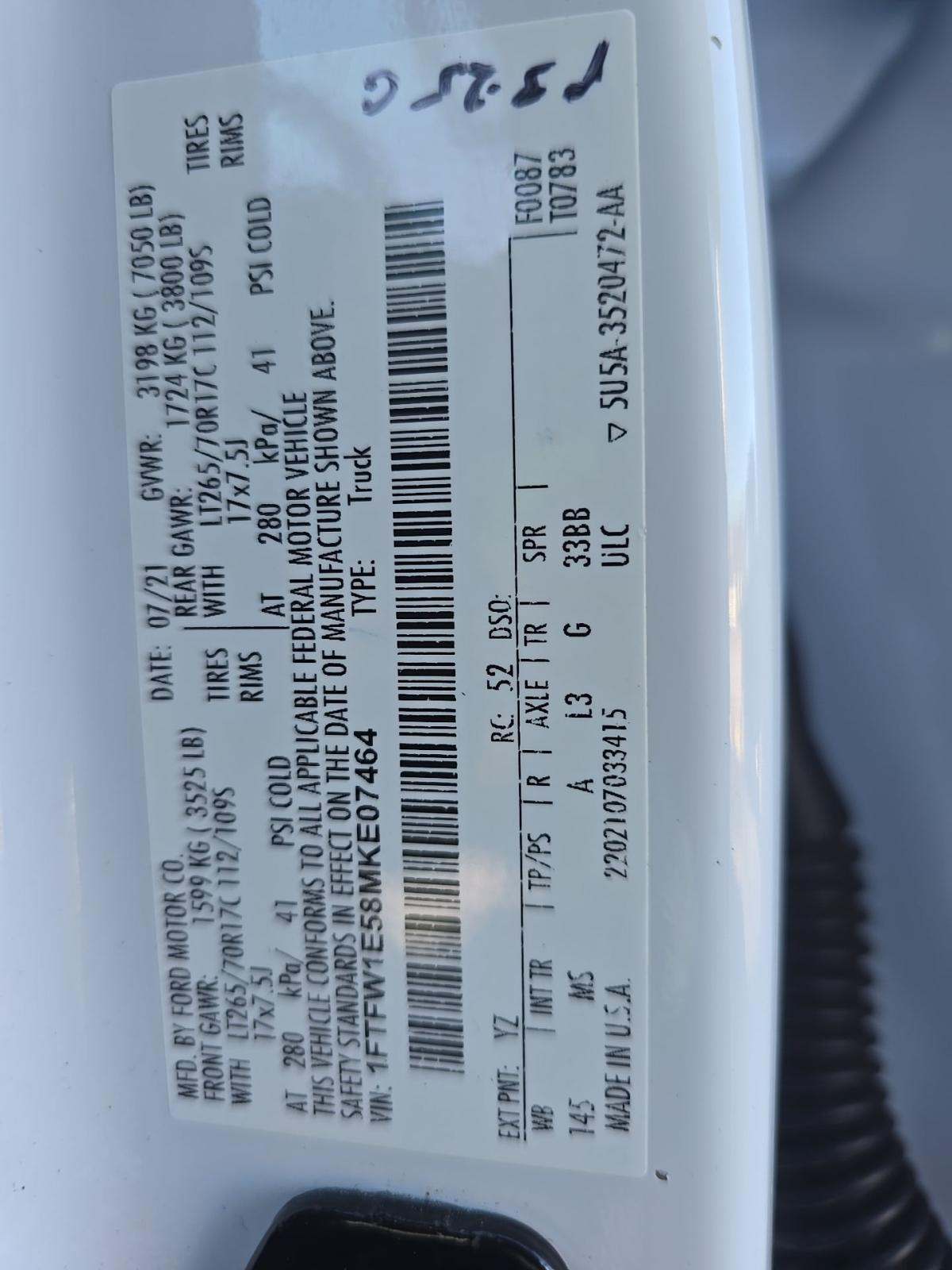 2021 Ford F-150 XLT AWD