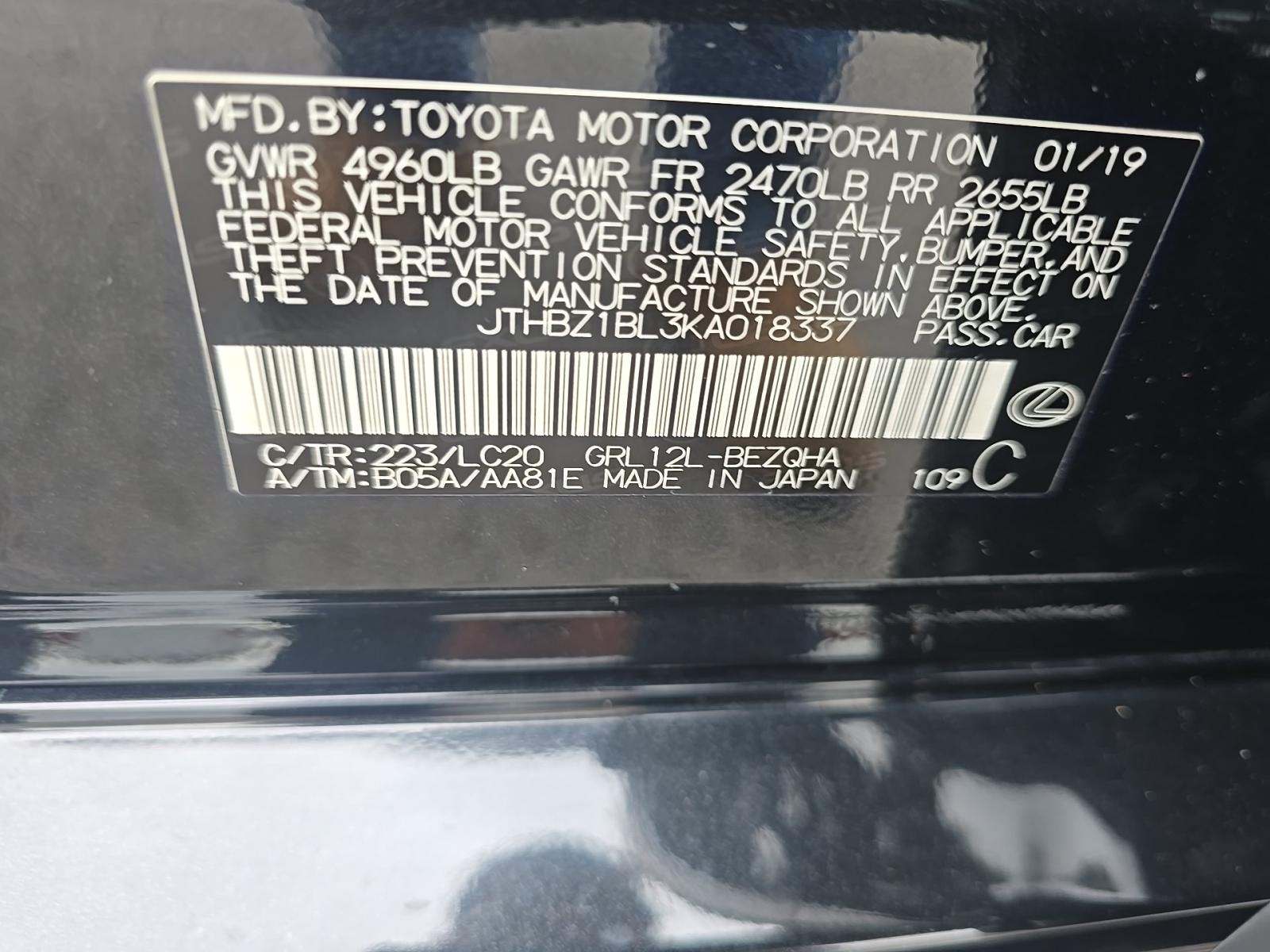 2019 Lexus GS GS 350 RWD