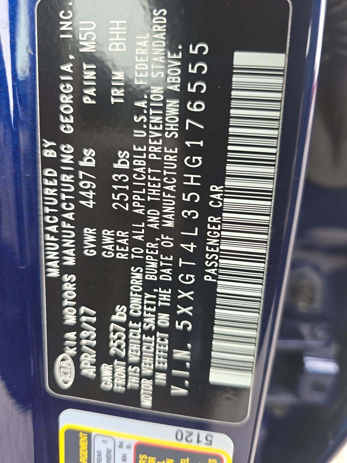 2017 Kia Optima LX FWD