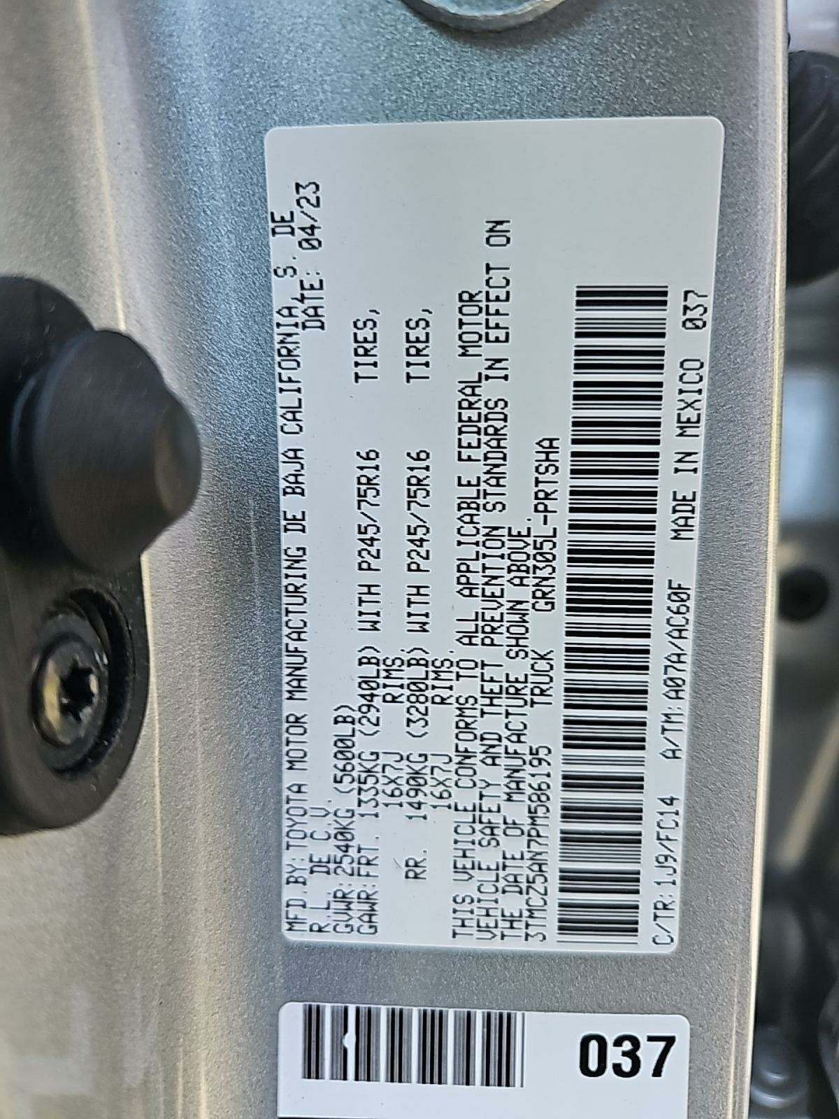 2023 Toyota Tacoma SR5 AWD