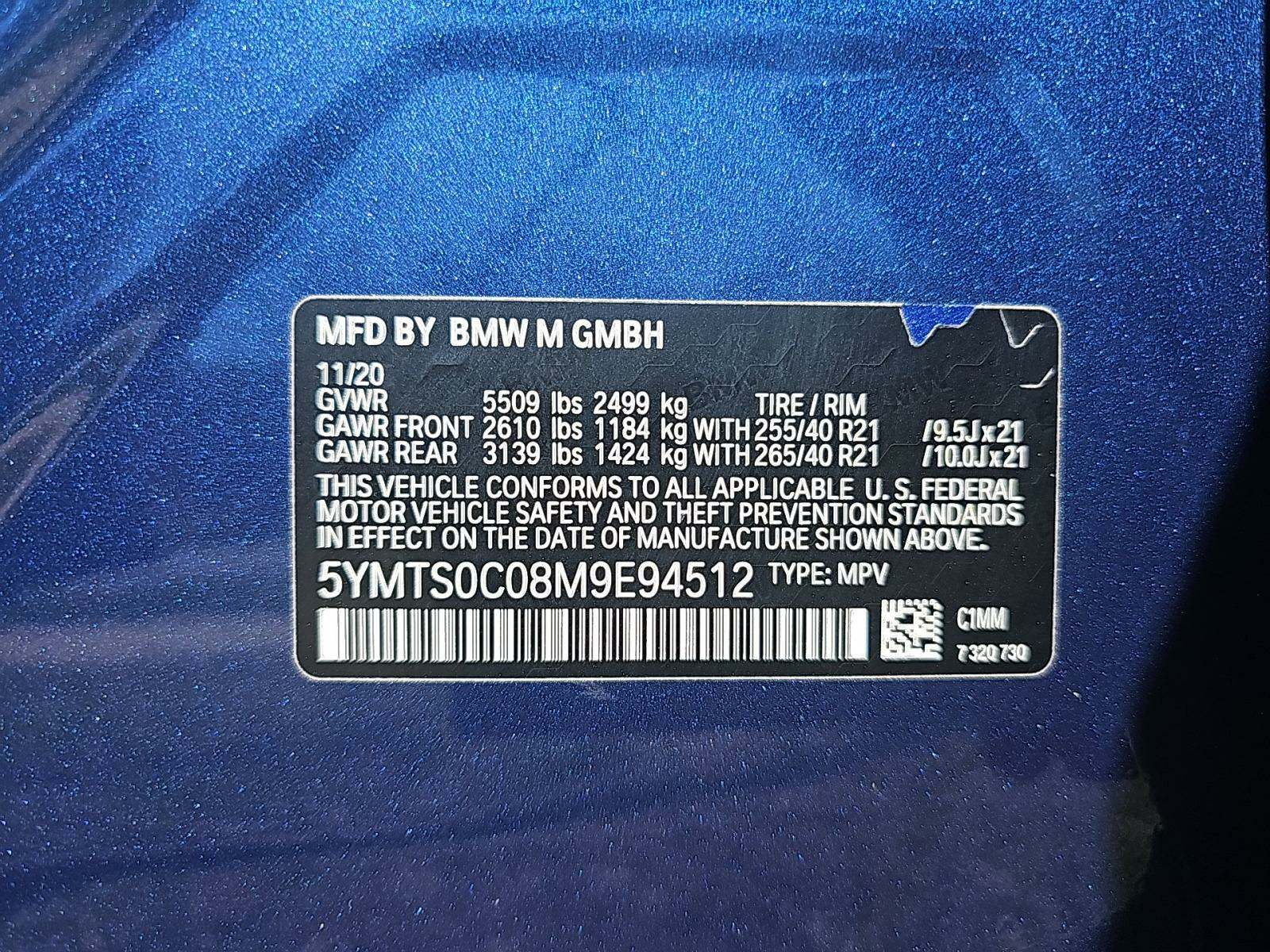 2021 BMW X3 M Base AWD