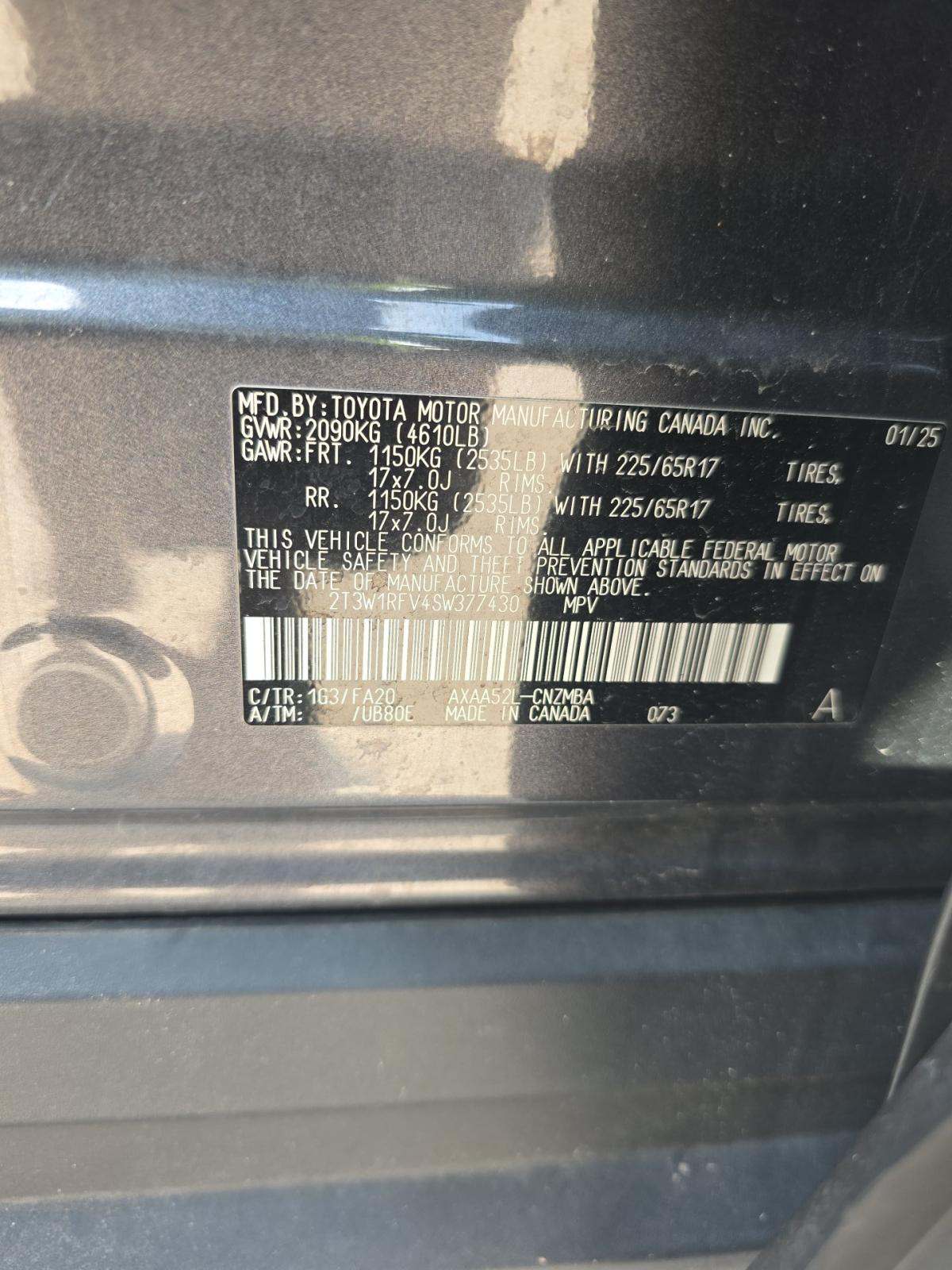 2025 Toyota RAV4 XLE FWD
