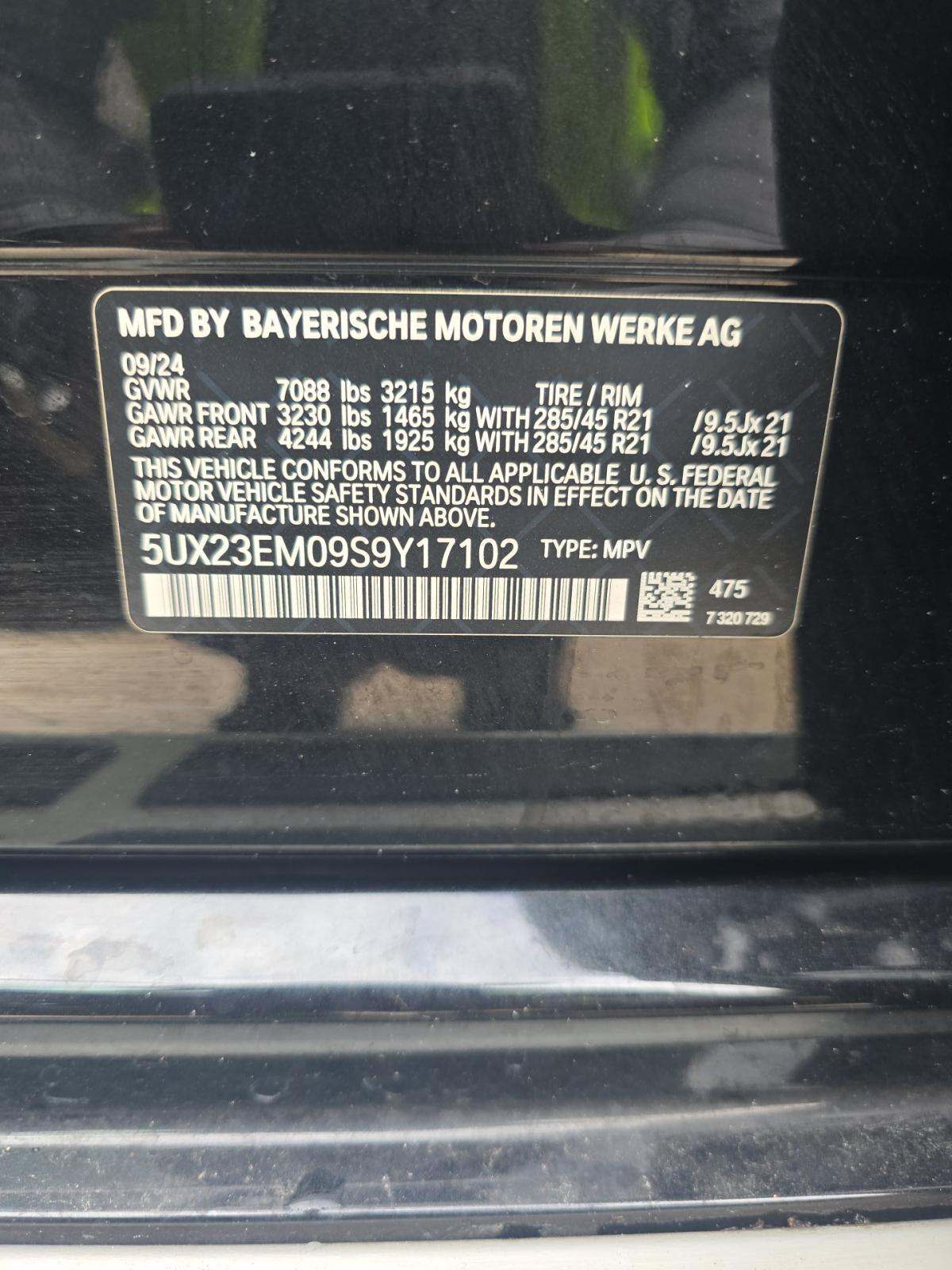 2025 BMW X7 xDrive40i AWD